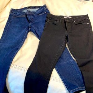 Banana republic skinny jeans in size  27petite